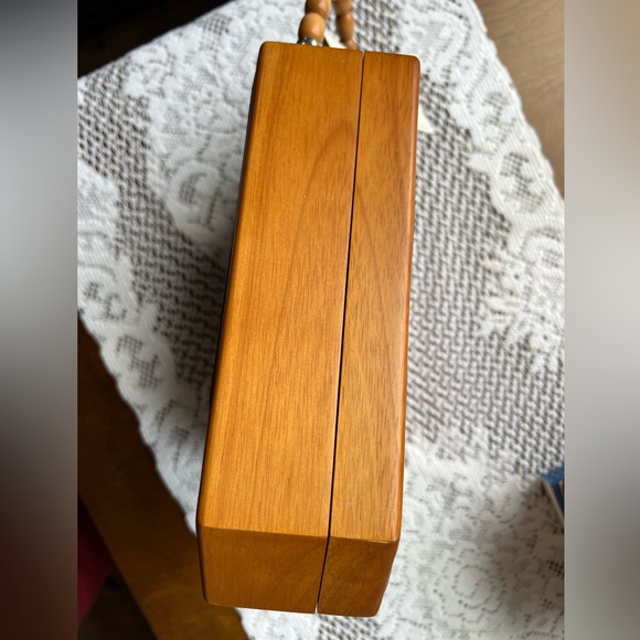 Marilyn Monroe 🆕/Vintage from 2002 Wooden Bag by Cielo Creations, tags attached - Picture 3 of 15